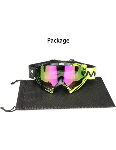 Gafas de Motocross ZDATT con Protección UV y Acolchado