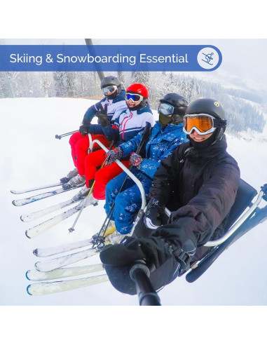 Paquete de 6 Máscaras Balaclava Gaiter Refrigerante Negro