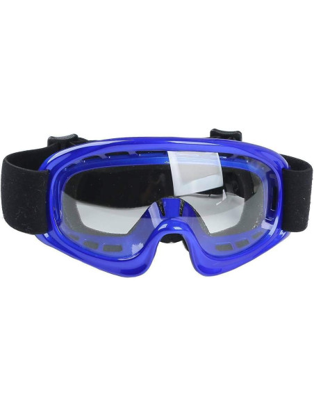 Casco Infantil SLMOTO X-Grande Calavera Azul + Gafas + Guantes