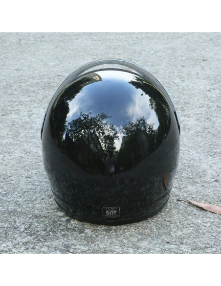 Casco Integral TCMT Negro Brillante Adulto DOT 55-56 CM