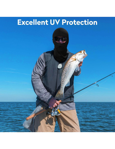 Pukavt 2 Paquete Máscara Balaclava UV para Esquí y Ciclismo