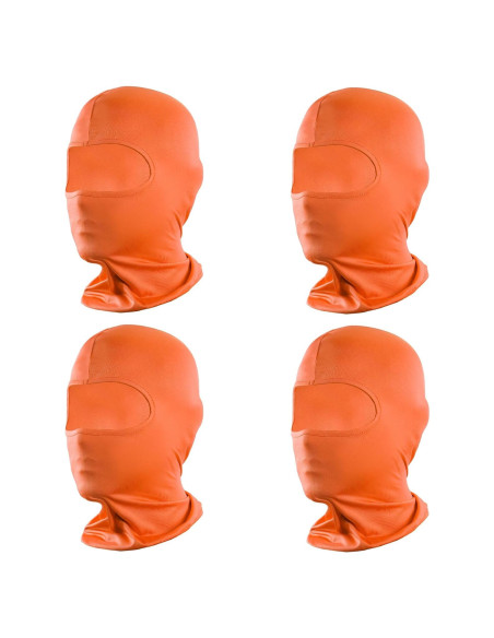 Pukavt Balaclava Unisex Naranja 4 Piezas Protección UV Pukavt Balaclava Unisex Naranja 4 Piezas Protección UV