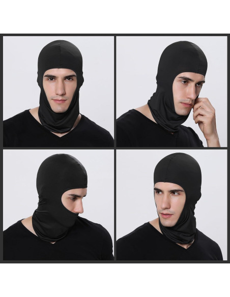 Pukavt Balaclava Unisex Naranja 4 Piezas Protección UV Pukavt Balaclava Unisex Naranja 4 Piezas Protección UV
