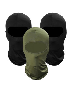 Máscara Balaclava Pukavt 3 Paquetes UV para Esquí y Ciclismo