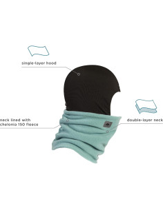 Turtle Fur Shellaclava Chelonia 150 Forro Polar Verde Mar 2