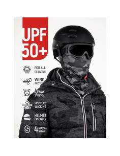 Balaclava GOT Sports UPF 50+ Camuflaje Noche Talla Única 2