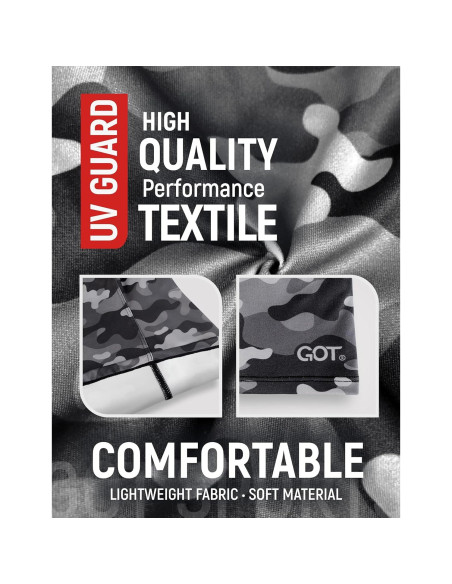 Balaclava GOT Sports UPF 50+ Camuflaje Noche Talla Única Balaclava GOT Sports UPF 50+ Camuflaje Noche Talla Única