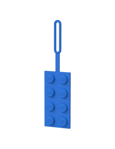Etiqueta de Equipaje Silicona LEGO 2x4 Azul - IQ