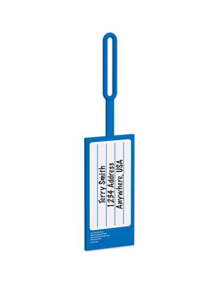 Etiqueta de Equipaje Silicona LEGO 2x4 Azul - IQ