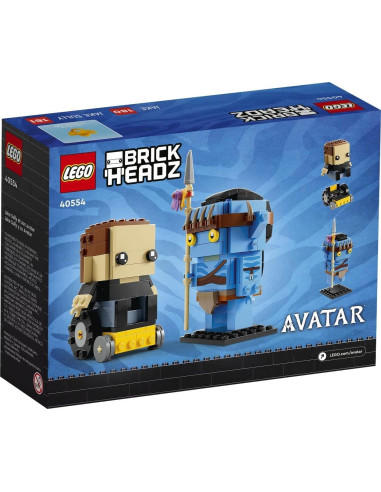LEGO BrickHeadz Jake Sully y Avatar 40554 Set Construcción