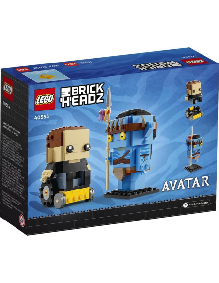 LEGO BrickHeadz Jake Sully y Avatar 40554 Set Construcción