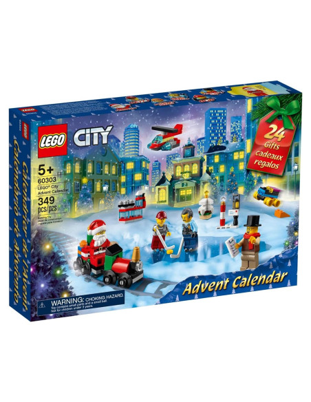 Calendario de Adviento LEGO City 60303 con Alfombrilla de Juego