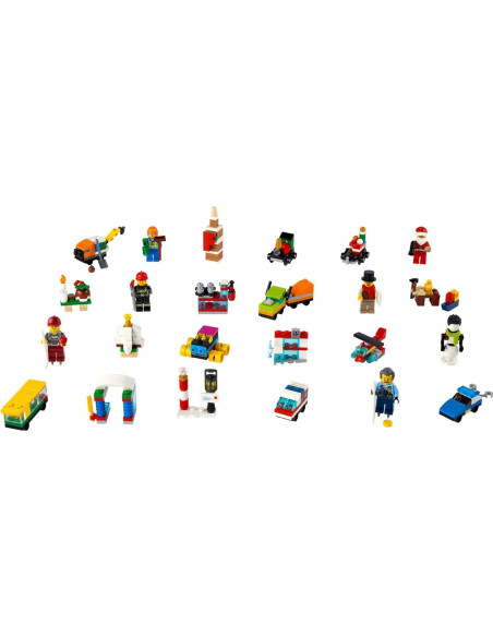 Calendario de Adviento LEGO City 60303 con Alfombrilla de Juego