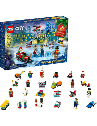 Calendario de Adviento LEGO City 60303 con Alfombrilla de Juego