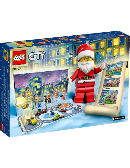 Calendario de Adviento LEGO City 60303 con Alfombrilla de Juego