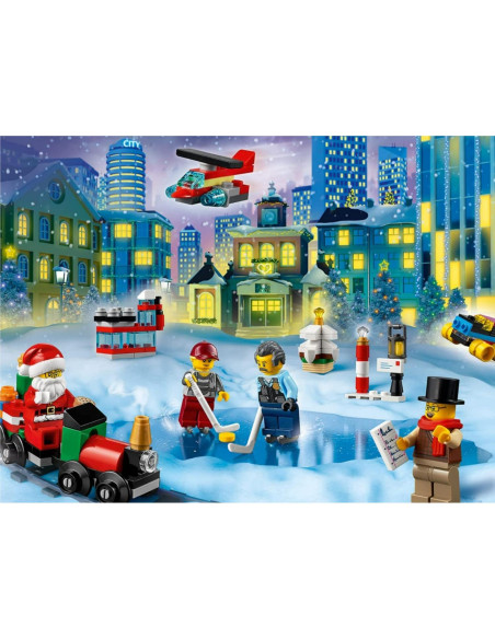 Calendario de Adviento LEGO City 60303 con Alfombrilla de Juego