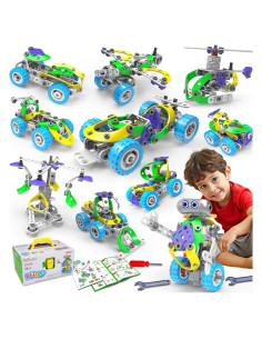 Juguete Eléctrico STEM 10 en 1 Tsomtto para Niños 5+