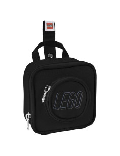 Mochila Mini LEGO Negra para Niños - 10x10x6.35 cm