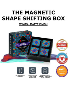 SHASHIBO Cubo Antiestrés - Juguete Sensorial 4 Piezas 2