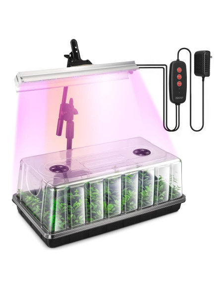 Kit de Inicio de Semillas Ryscam 1020 con Luces LED 96