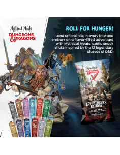 Paquete de 12 Palitos de Jerky Mythical Meats D&D - Sin MSG 2