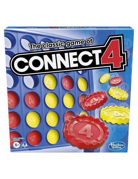 Juego de Mesa Conecta 4 Hasbro Clásico para 2 Jugadores