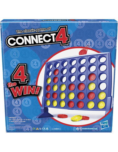 Juego de Mesa Conecta 4 Hasbro Clásico para 2 Jugadores