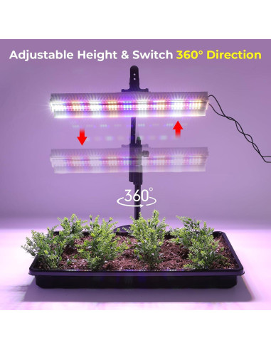 Kit de Inicio de Semillas Ryscam 1020 con Luces LED 96