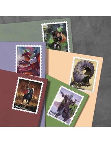 Sellos Postales Dungeons & Dragons 2024 Hoja de 20