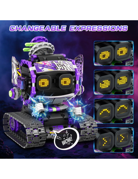 Juguete de Construcción Robot INSOON 3 en 1 LED Sonido 6+