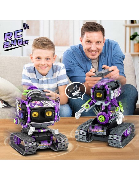 Juguete de Construcción Robot INSOON 3 en 1 LED Sonido 6+