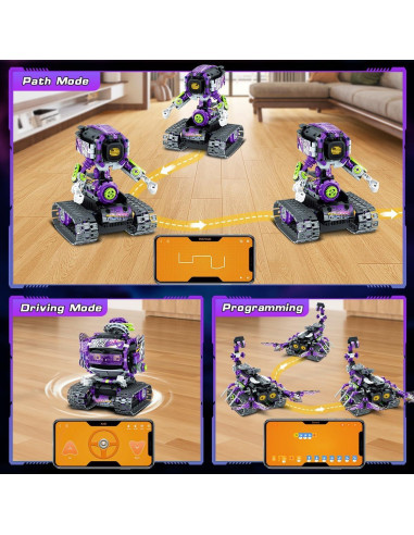 Juguete de Construcción Robot INSOON 3 en 1 LED Sonido 6+