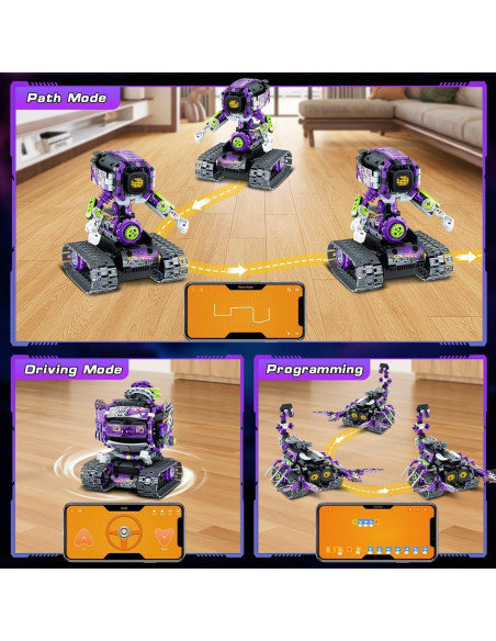 Juguete de Construcción Robot INSOON 3 en 1 LED Sonido 6+