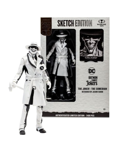 Figura de Acción El Joker McFarlane 18 cm Edición Boceto Figura de Acción El Joker McFarlane 18 cm Edición Boceto
