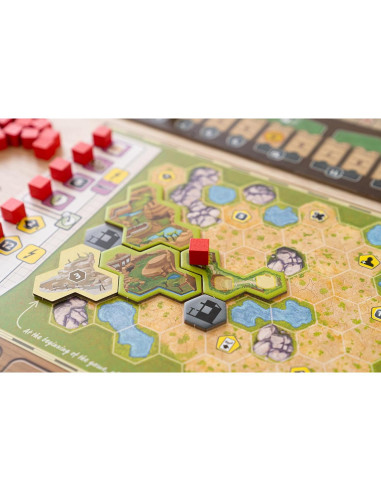 Juego de Mesa Ark Nova - Estrategia Zoológico 1-4 Jugadores