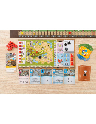 Juego de Mesa Ark Nova - Estrategia Zoológico 1-4 Jugadores