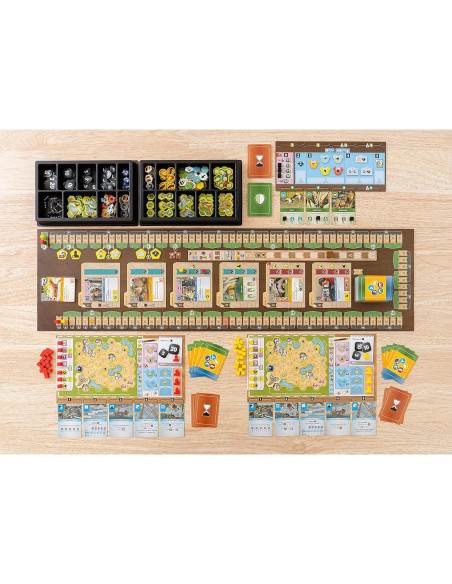 Juego de Mesa Ark Nova - Estrategia Zoológico 1-4 Jugadores