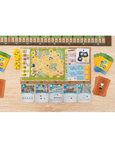 Juego de Mesa Ark Nova - Estrategia Zoológico 1-4 Jugadores