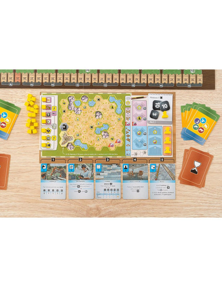 Juego de Mesa Ark Nova - Estrategia Zoológico 1-4 Jugadores