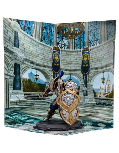 Figura Guerrero/Paladín Humano McFarlane 1:12 Warcraft Figura Guerrero/Paladín Humano McFarlane 1:12 Warcraft
