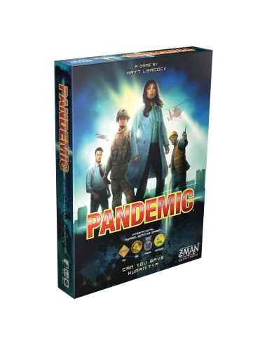 Pandemic Juego de Mesa Cooperativo Z-Man Games 2-4 Jugadores