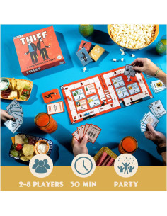 Juego de Cartas Ladrón Spin Master 2-8 Jugadores 10+ 2