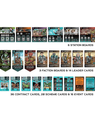 Juego de Mesa Circadians: Primera Luz Renegade 1-4 Jugadores