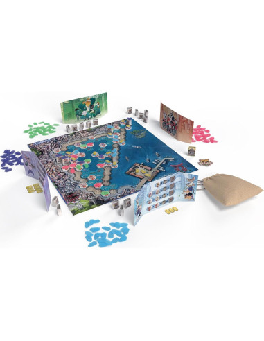 Juego de Mesa Nyakuza - Estrategia para 2-4 Jugadores