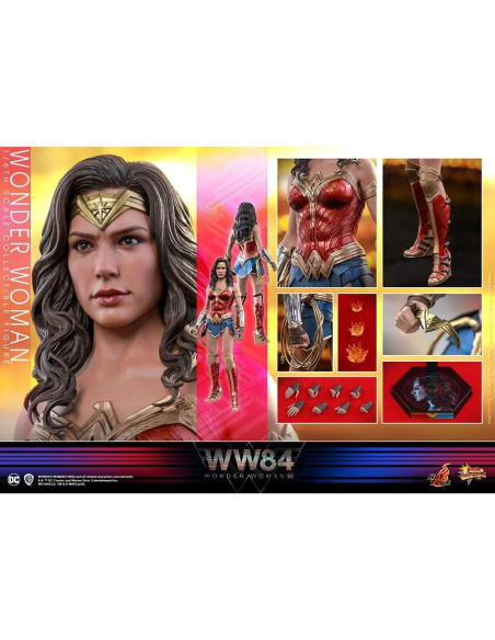 Figura Coleccionable Hot Toys 1:6 Mujer Maravilla WW84 30.5 cm