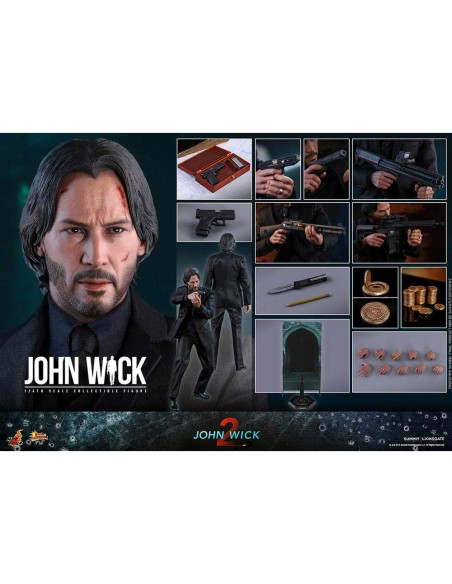 Figura Coleccionable John Wick 1/6 Hot Toys Capítulo 2
