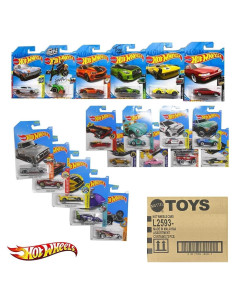 Hot Wheels 72 Coches de Juguete Aleatorios Mattel 1,59 kg