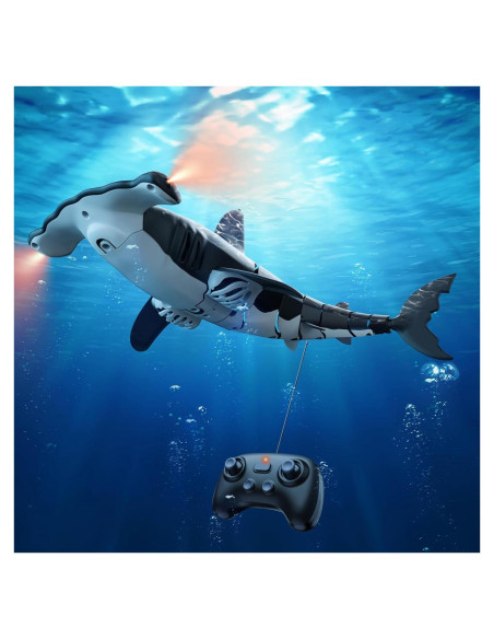 Tiburón Control Remoto Fygurso 35 cm Impermeable Gris Tiburón Control Remoto Fygurso 35 cm Impermeable Gris