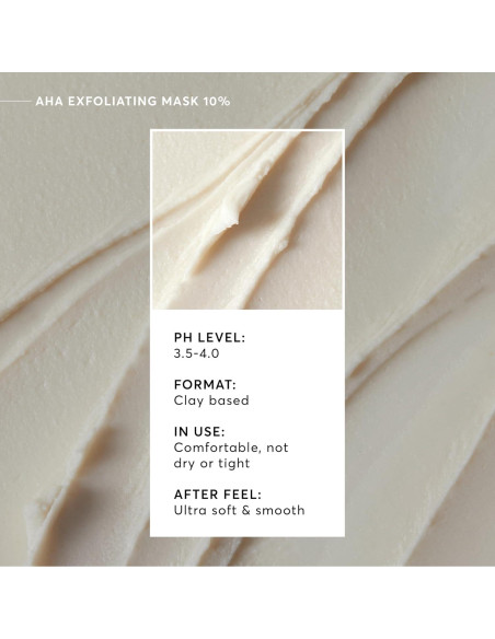 Mascarilla Exfoliante AHA 10% Naturium - Ácidos Glicólico y Láctico 48g