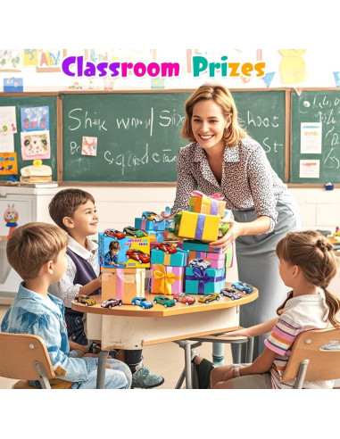 28 Mini Coches de Retroceso Siwarm para Niños 6,99 cm